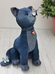 sitting cat sewing pattern and tutorial