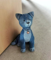 sitting cat sewing pattern and tutorial