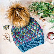 A New Leaf Beanie Knitting Pattern