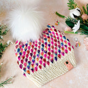 A New Leaf Beanie Knitting Pattern