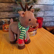 CozyCompanions Knitting Duo: Elf and Reindeer Magic