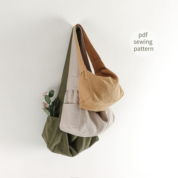 Side Pocket Shoulder Bag Sewing Pattern