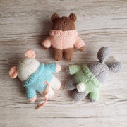 Teddy Boo and Friends toy knitting pattern