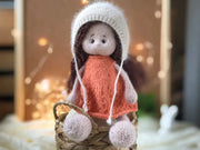 Doll with outfits KNITTING pattern