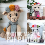 Llama - Circular Knitting machine pdf pattern